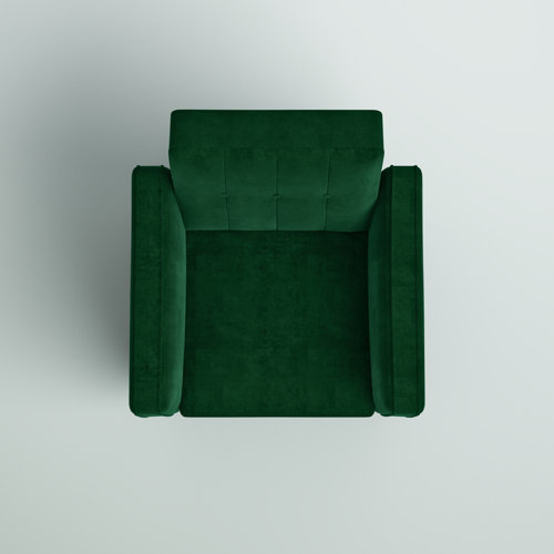 Mercury Row® Imani Velvet Armchair & Reviews Wayfair Canada